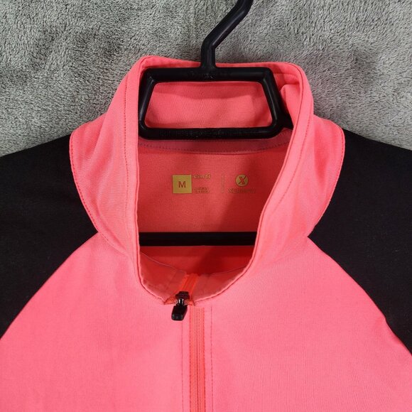 Womens Xersion Pullover Top Shirt Slim Fit 1/2 Zip Pink Black Gray Long Sleeve M - Picture 5 of 12